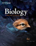 Book cover of 'Biology: Today and Tomorrow' by Cengage with a chick and feathers.