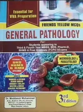 Friends Yellow General Pathology Mcqs 3rd Edition by Muddasssir Muhammad - BOOKS N ARTS
