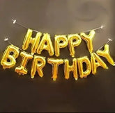 Happy Birthday Foil Balloons Banner - BOOKS N ARTS