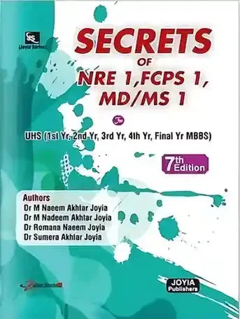 Joyia Series Secrets Of NRE 1 FCPS 1 MD MS 1 7th Edition - BOOKS N ARTS
