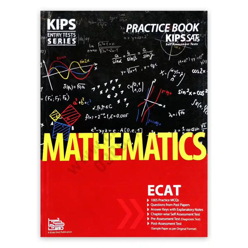 Mathematics practice book with KIPS branding on a white background