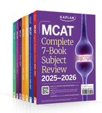 Kaplan MCAT Complete 7-Book Subject Review set on a white background