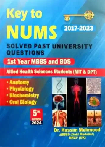 Key To NUMS 1st Year MBBS BDS Papers 5th Edition - BOOKS N ARTS