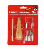 Linolmesser Set Woodcut Knife Set 5PCs - BOOKS N ARTS