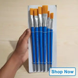 Omega Artist Brush 6PCs 577 Nylon 14-24 Size - BOOKS N ARTS