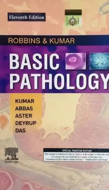 Robbins Kumar Basic Pathology (Robbins Pathology) 11th Edition by Vinay Kumar - BOOKS N ARTS