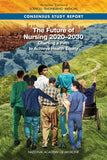 Book cover of 'The Future of Nursing 2020-2030' with people walking on a path in a field.