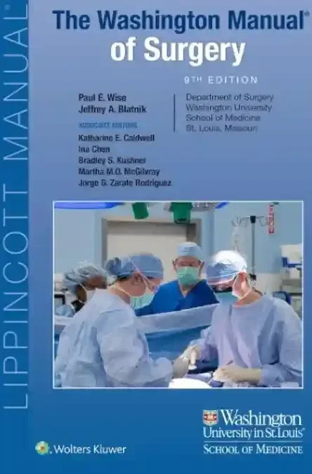 The Washington Manual of Surgery by Paul Wise 9th Edition - BOOKS N ARTS