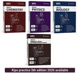 KIPS MDCAT Practice Book Set 5th Edition (2026) | Biology, Chemistry, Physics & English Grammar