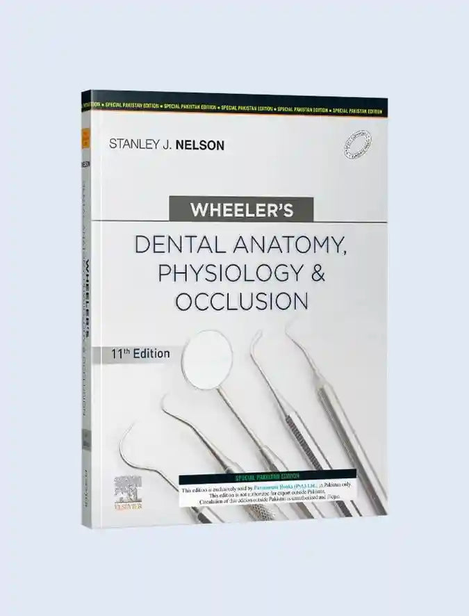 Book titled 'Wheeler's Dental Anatomy, Physiology & Occlusion' by Stanley J. Nelson on a light gray background