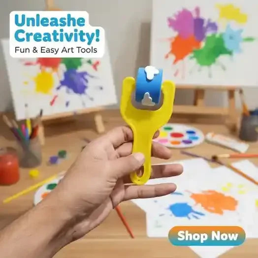 Painting Sponges Ruler for Kids - BOOKS N ARTS