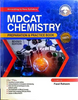 MDCAT Chemistry preparation book with blue cover and scientific images