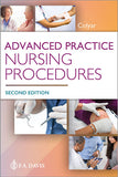 Book cover of 'Advanced Practice Nursing Procedures' with images of healthcare professionals and procedures.