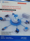 Book cover of 'Application of Information & Communication Technologies' by Nishtar Publications on a white background.