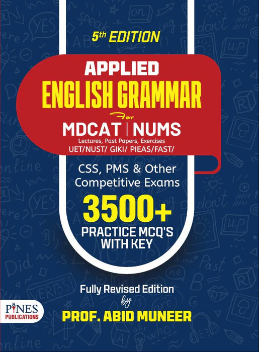 Applied English Grammar For MDCAT 5th Edition by Prof Abid Muneer
