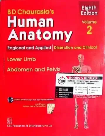 BD Chaurasia's Human Anatomy Volume 2 8th Edition - BOOKS N ARTS 