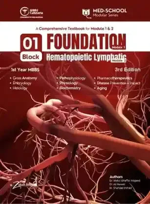 Block 01 Foundation 1st Year MBBS (MBBs Cafeteria) Hematopoietic Lymphatic - BOOKS N ARTS 