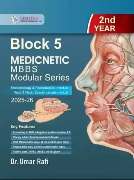 Block 5 MEDICNETIC MBBS Modular Series 2nd YEAR - BOOKS N ARTS 