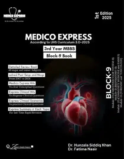 Block 9 Medico Express 3rd Year MBBS - BOOKS N ARTS 