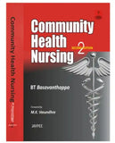 Book titled 'Community Health Nursing' by BT Basavanthappa with a red and black cover.