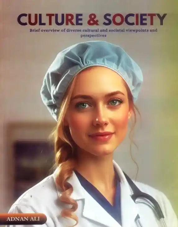 Book cover of 'Culture & Society' with a medical professional wearing a cap and coat.