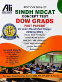 Book cover of Sindh MDCAT Concept Test with educational setting illustration