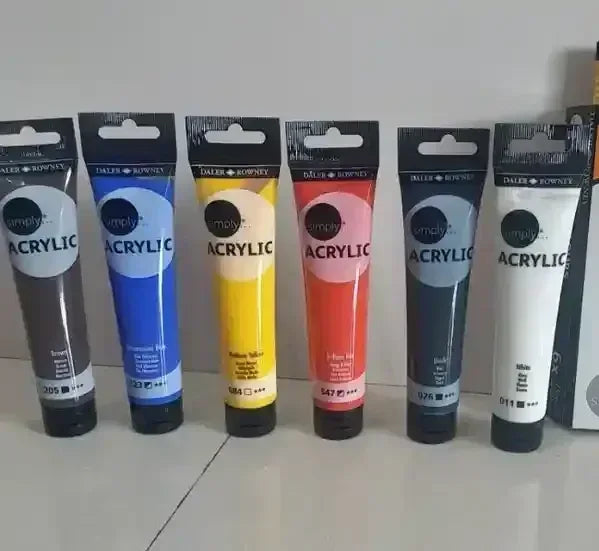 Fine Quality Acrylic Colours 75ml Tube - BOOKS N ARTS 