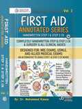 Cover Image for First Aid Annotated Series 2 Vol Set by Dr. Muhammad Rizwan Vol 1