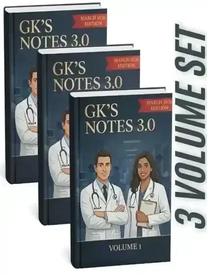 GK's Notes 3.0 for PLAB 2 and UKMLA 3 Volume Set - BOOKS N ARTS 