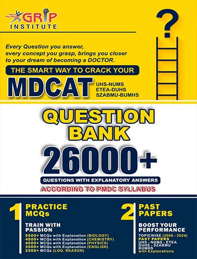 GRIP MDCAT 26000+ Question Bank 2026