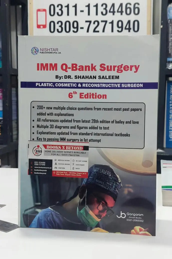 IMM Q-BANK SURGERY 6th Edition (2026) By Dr. Shahan Saleem