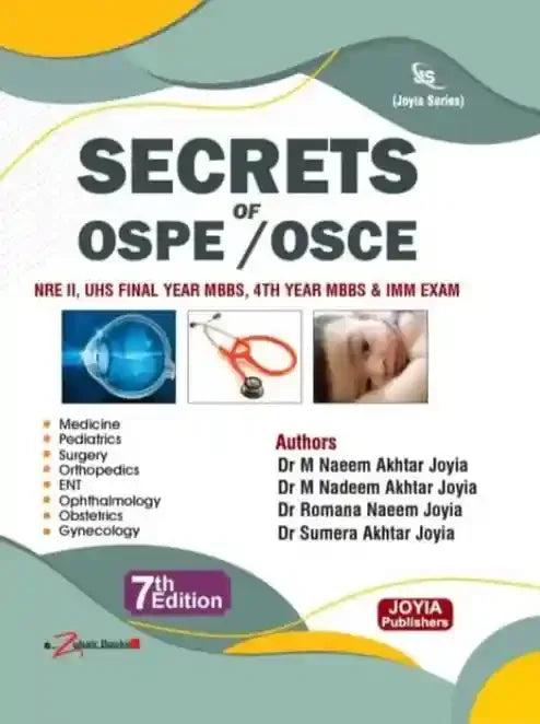 Joyia Series Secrets Of OSPE OSCE 7th Edition - BOOKS N ARTS 