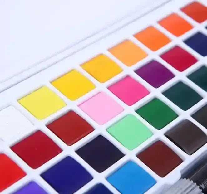 Keep Smiling Solid Transparent Water Colour 24 Colours Box - BOOKS N ARTS 