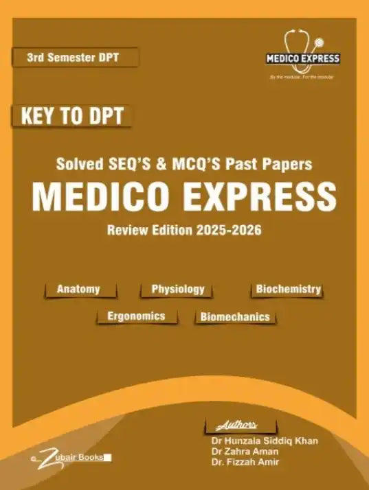 Book cover of 'Key to DPT' by Medico Express with a brown background