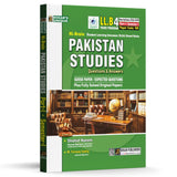 Book titled 'Pakistan Studies' with a green cover and white text on a white background