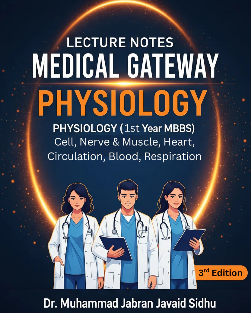 Cover Image for Lecture Notes Medical GateWay Physiology For 1st Year MBBS 3rd Edition