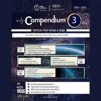 MBBS Cafeteria Compendium 3 Topical Past MCQs SEQs For 3rd Year MBBS - BOOKS N ARTS 