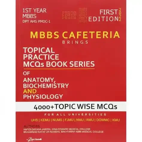 MBBS Cafeteria Topical Practice MCQs Book Series 1st Year MBBS - BOOKS N ARTS 