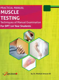 Book cover of 'Practical Manual Muscle Testing' on a green background