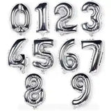 Number (Digits) Foil Balloons for Parties - BOOKS N ARTS 