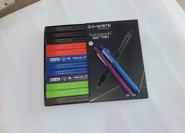 O-WRITE AUTOGRAPH GEL PEN 0.7MM - BOOKS N ARTS 