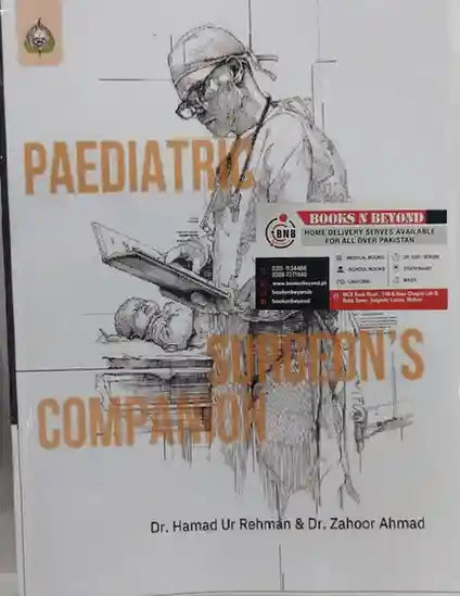 Book cover of 'Paediatric Surgeon's Companion' with illustrations and text.
