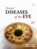 Book cover of 'Parson's Diseases of the Eye' with a detailed eye illustration on a white background.