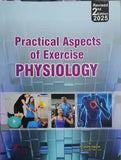 Book cover of 'Practical Aspects of Exercise Physiology' with images of people exercising and a human heart.