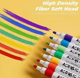 Shiyiwen Acrylic Paint Marker 48 Colours - BOOKS N ARTS 