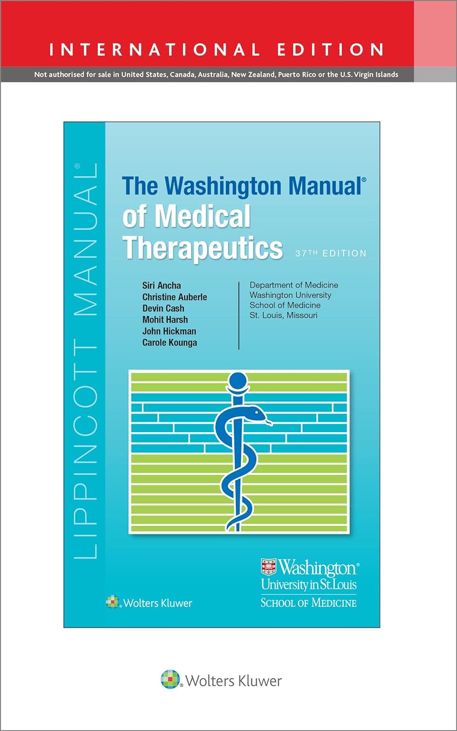 The Washington Manual Of Medical Therapeutics 37th Edition