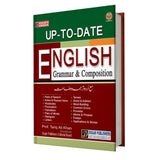 Book titled 'Up-to-date English Grammar & Composition' by Prof. Tariq Ali Khan on a white background