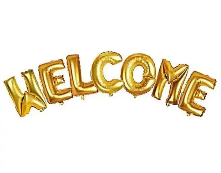 Welcome Foil Balloons Complete 7 Alphabets - BOOKS N ARTS 