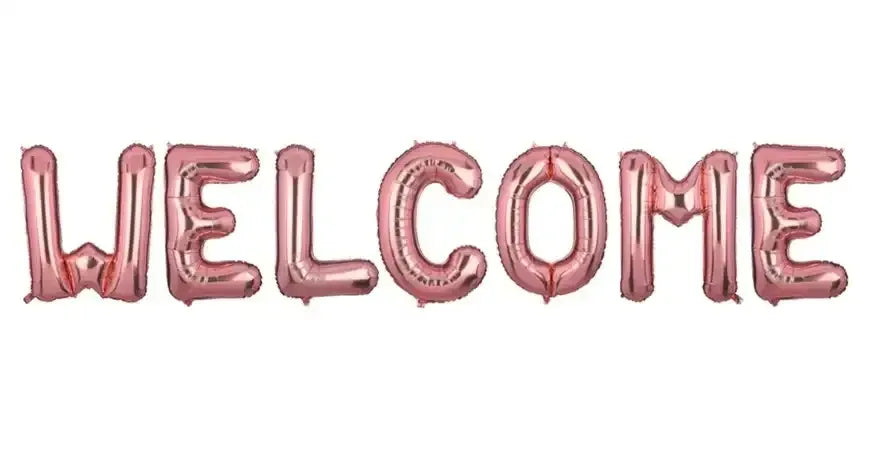 Welcome Foil Balloons Complete 7 Alphabets - BOOKS N ARTS 