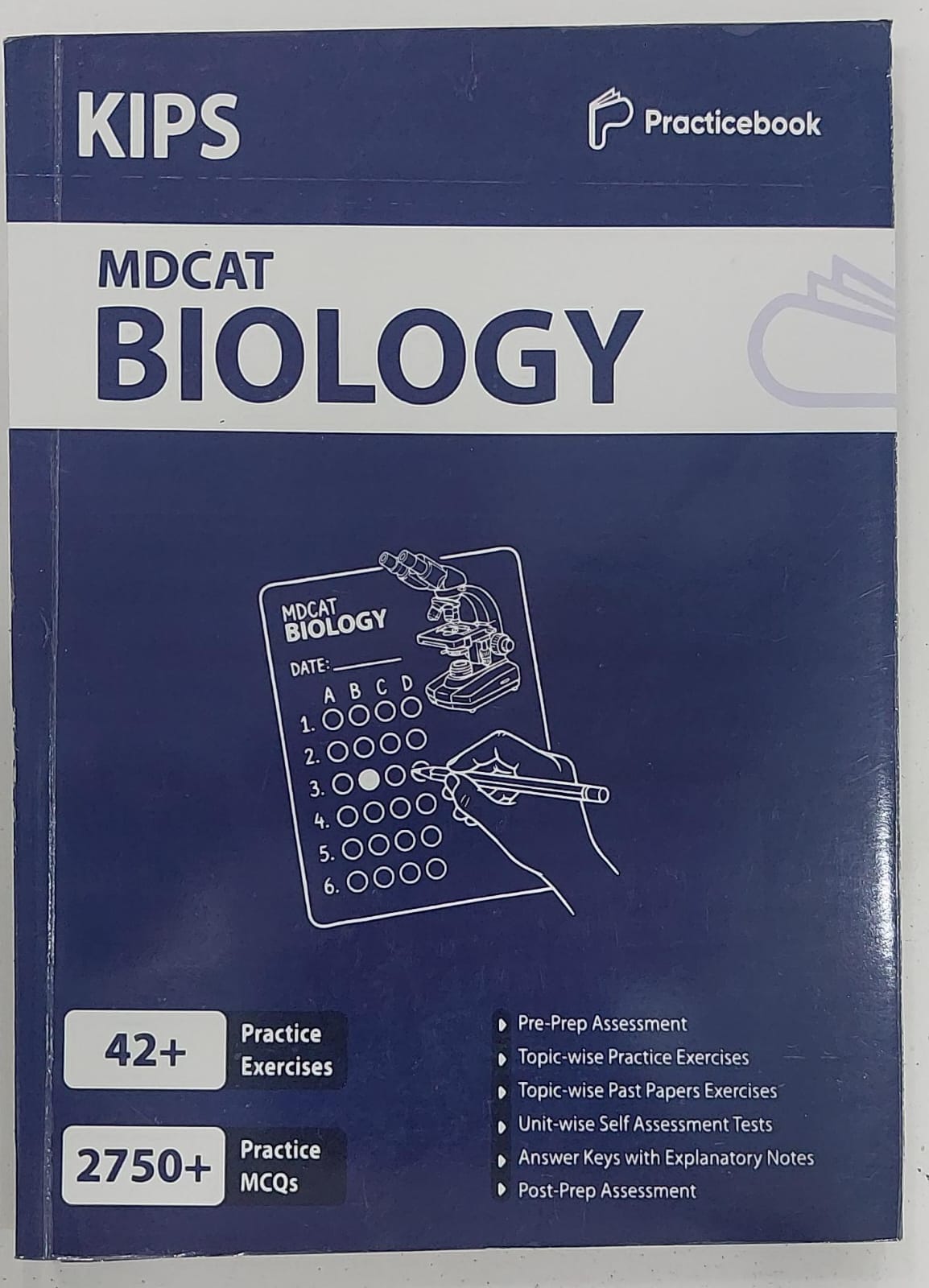 KIPS MDCAT Practice Book Set 5th Edition (2026) | Biology, Chemistry, Physics &amp; English Grammar